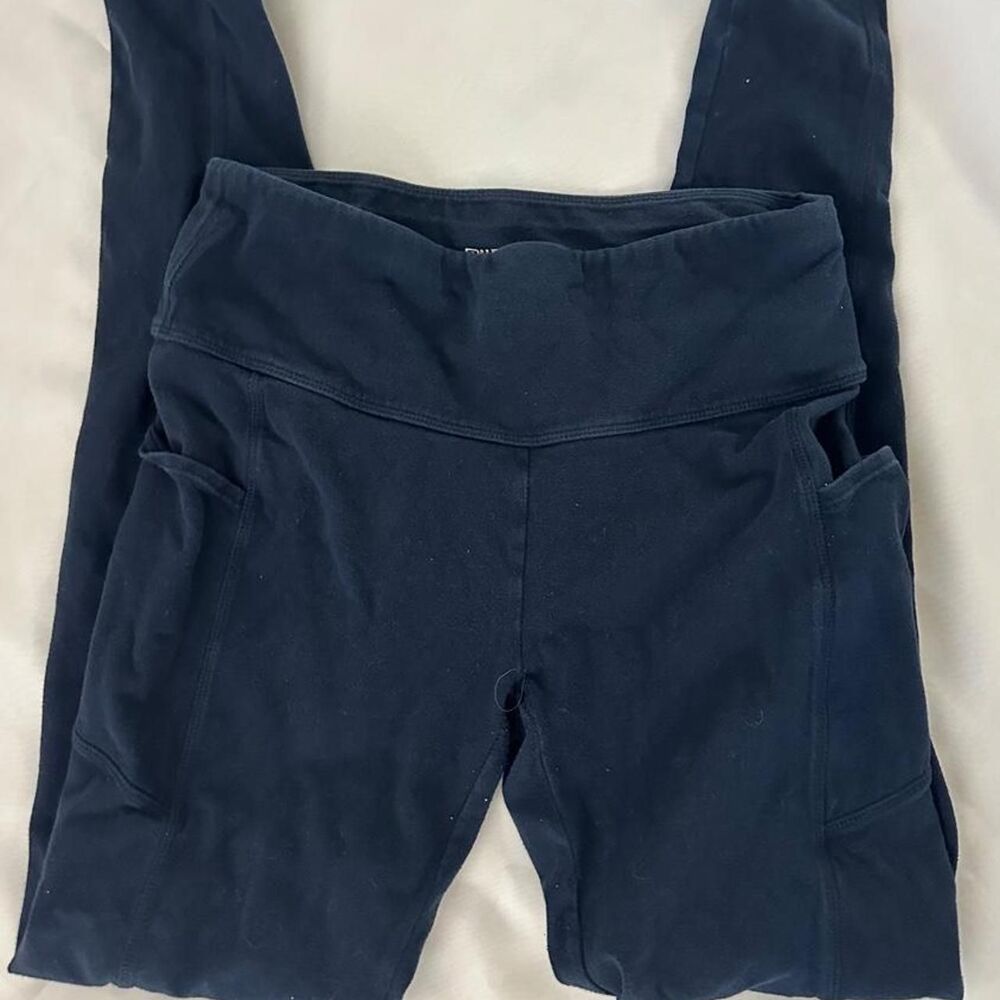 Spalding Women's Black and Navy Leggings